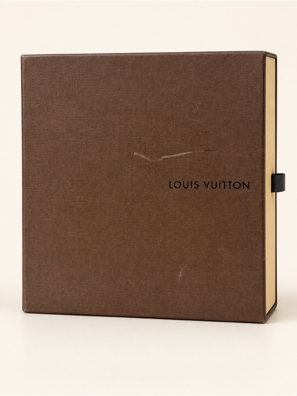 Louis Vuitton Brown Drawer Gift Box w Booklet